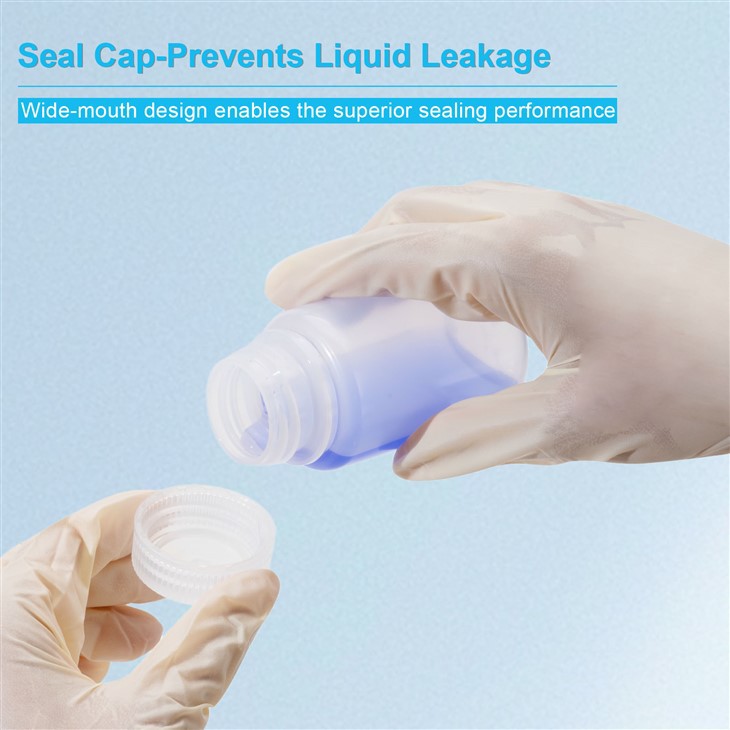 HDPE PP Natural Color Reagent Bottles-Natural Color