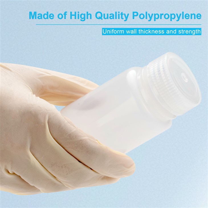 HDPE PP Natural Color Reagent Bottles-Natural Color